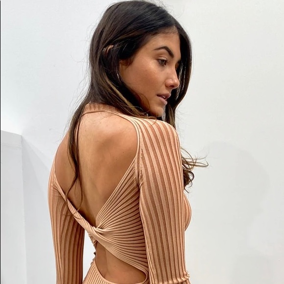 DION LEE “TWIST BACK” MOCK NECK TOP AUS/10 US/4-6 - Picture 5 of 15